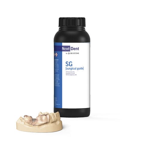 Material dental de resina - SG - 3D Systems - para impresión en 3D / translúcido / transparente