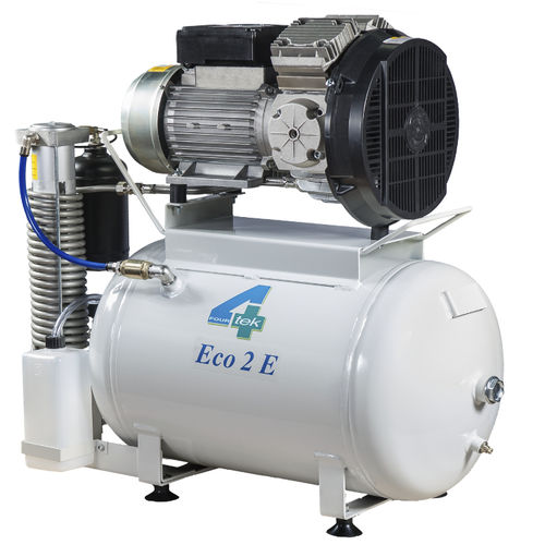 Compresor para odontología - ECO2E - 4TEK SRL   - médico / de pistón / 2 unidades