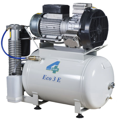Compresor para odontología - ECO3E - 4TEK SRL   - médico / de pistón / 3 unidades