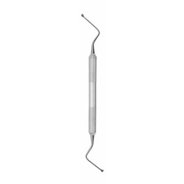 Cureta para odontología - Miller 11 - A. Titan Instruments - para cirugía / de Miller / curvada