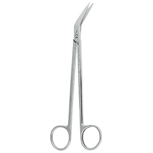 Tijera para encías - 0310-2 - ASA Dental - de Locklin / para humanos / curvada
