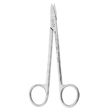 Tijera para encías - 0308-1 - ASA Dental - de Quinby / para humanos / recta
