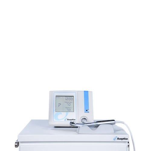 Unidad de control para micromotor de implantología dental - 1070 series - ASEPTICO   - eléctrica sin cepillo / reductora / con pedal