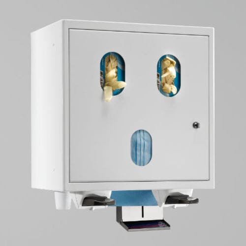 Dispensador de guantes - ALIUS - ASTRA MOBILI METALLICI   - de toallitas / de jabón / de papel higiénico