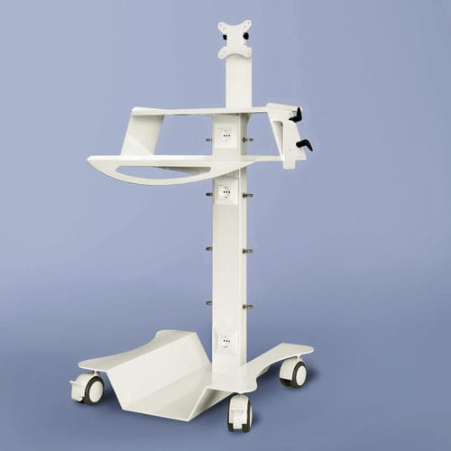 Carro médico - ALIUS - ASTRA MOBILI METALLICI   - para cámaras intraorales / para monitor / para ecógrafo