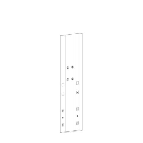 Unidad médica de cabecera vertical - THERAPY V.2 - ATENA LUX - para unidad de cuidados intensivos / LED