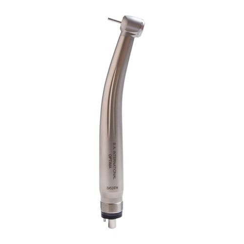 Turbina para odontología - Optima BA520FM - BA International - de aire / con pulsador / de acero inoxidable