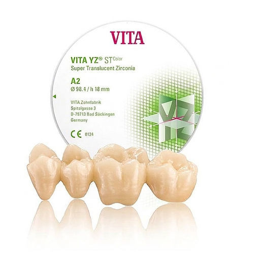 Material de CAD CAM dental - VITA YZ ST series - BEGO - de dióxido de circonio / para puente dental / para pilar de implante