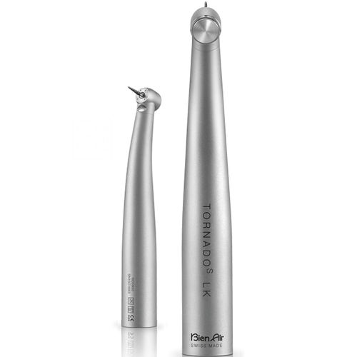 Turbina para odontología - TORNADO S	 - Bien-Air Dental - de aire / con luz LED / con caño cuádruple externo
