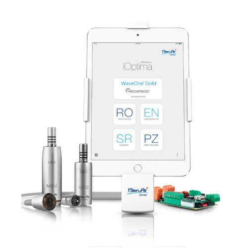 Unidad de control para micromotor para odontología - iOPTIMAINT - Bien-Air Dental - eléctrica / con luz LED / set completo