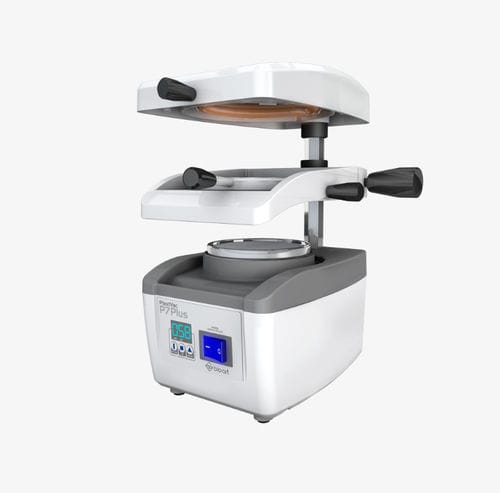 Máquina de termoformado de vacío - PlastVac P7 Plus - BIO-ART EQUIPAMENTOS ODONTOLÓGICOS - automática / para laboratorio dental / benchtop