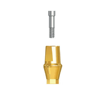 Pilar para implante de titanio - SAAT series - BIOTEM.Co.,Ltd   - hexágono interno / recto / estrecho