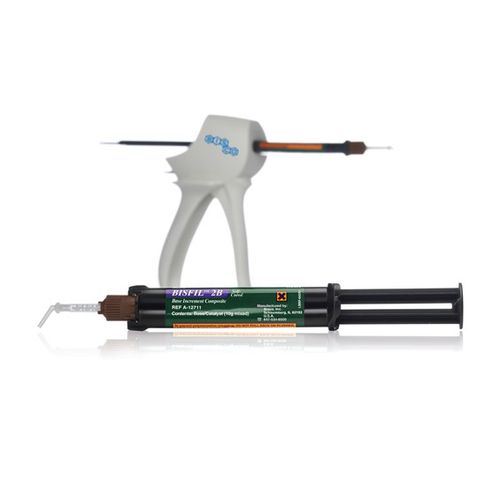 Material dental de composite híbrido - Bisfil™ 2B - BISCO - para restauración dental / radiopaco