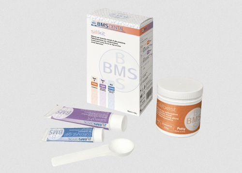 Kit de material dental de silicona - Silikit - BMS DENTAL - para moldes para impresiones dentales / de gel