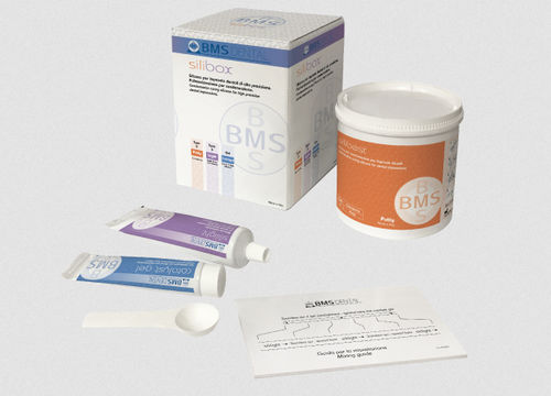 Kit de material dental de silicona - Silibox - BMS DENTAL - para moldes para impresiones dentales / de gel