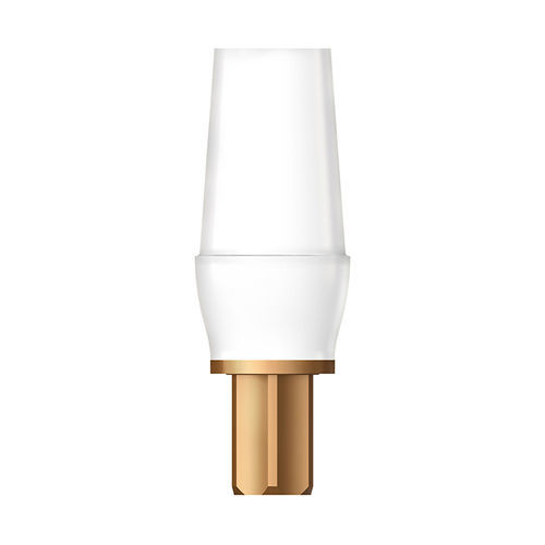 Pilar para implante de titanio - BioHPP SKY elegance - bredent medical - de PEEK / interno / recto