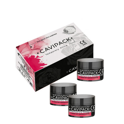 Adhesivo dental para la obturación de canales - CAVIPACK - CERKAMED   - para sellado de canales / temporal
