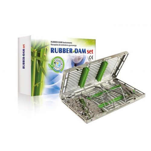 Kit de instrumentos para diques de goma - CERKAMED  