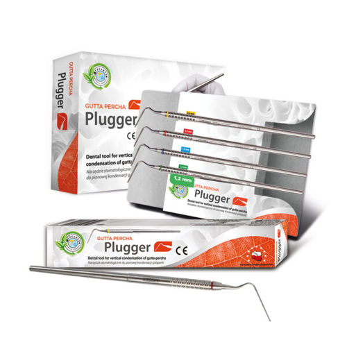 Espaciador dental para restauración dental - CERKAMED   - de acero inoxidable / para Gutta Percha