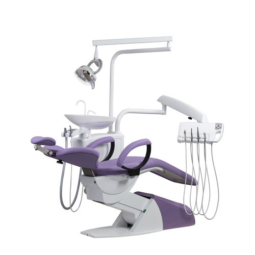 Unidad de tratamiento dental con sillón - SMILE MINI 04 - CHIRANA - con sistema de higiene / con portainstrumentos / con luz