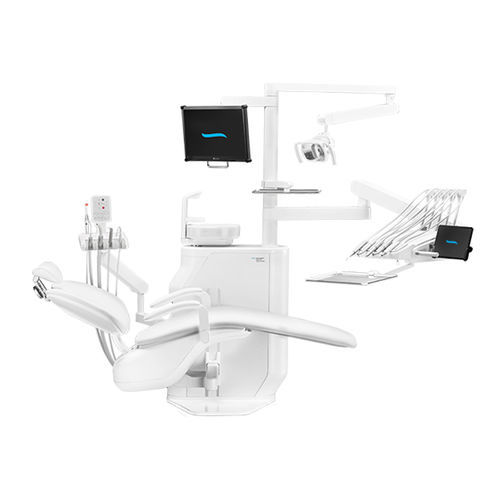 Unidad dental con monitor - Model Pro 600 - DIPLOMAT DENTAL s.r.o. - con portainstrumentos / con luz