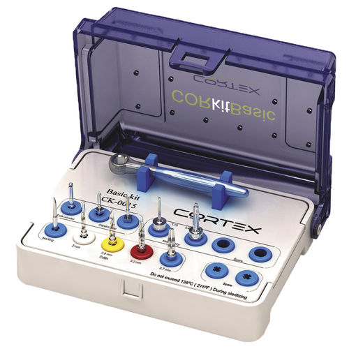Kit de instrumentos para implantología dental - CK-0015 - Cortex-Dental Implants Industries - para cirugía dental
