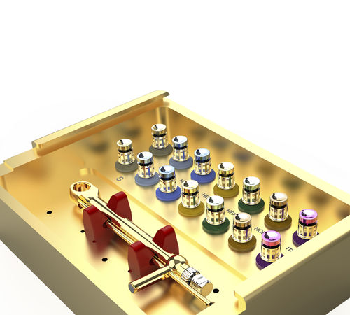 Kit de instrumentos para prótesis dentales - C-TW2 - coxo Medical Instrument Co., Ltd.  
