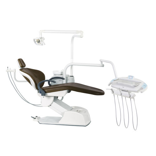 Unidad de tratamiento dental con sillón electromecánico - Croma T5 - DABI ATLANTE - con portainstrumentos / con luz