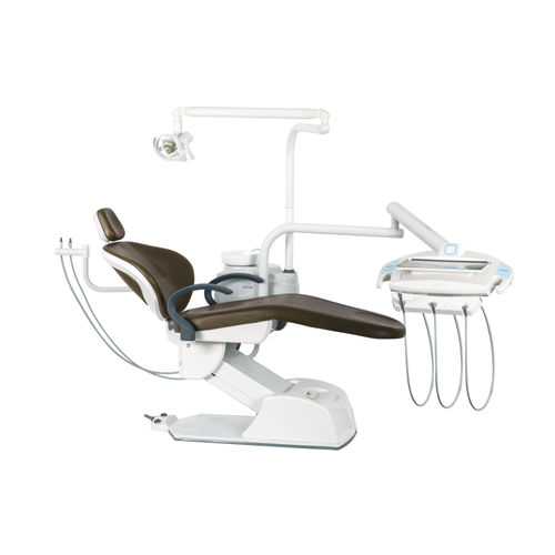 Unidad de tratamiento dental con sillón electromecánico - CROMA T5 FLEX AIR - DABI ATLANTE - con portainstrumentos / con luz
