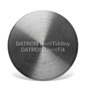 Material dental de titanio - DATRON DentTiAlloy - DATRON - para corona / para puente dental / para restauración dental