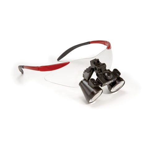 Lupa quirúrgica con montura de gafas - Legacy™ Rimz - DenMat Holdings - con sistema abatible