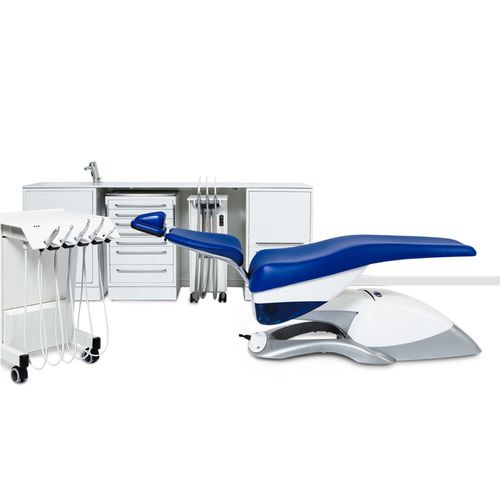 Unidad de tratamiento dental con sillón -  DSA 2000L - Dental International b.v.   - con portainstrumentos