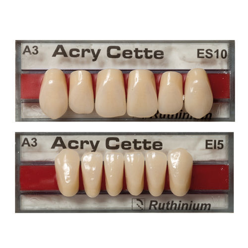 Prótesis dental de fibra acrílica - Acry Cette  - Ruthinium Group - de los dientes anteriores / para dientes posteriores