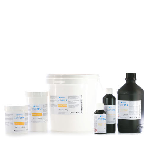 Material dental de PMMA - ACRY SELF - Ruthinium Group - para restauración dental / líquido / en polvo