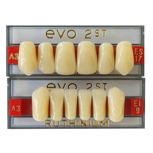 Prótesis dental de fibra acrílica - EVO 2ST - Ruthinium Group - de los dientes anteriores / para dientes posteriores / incisivos inferiores