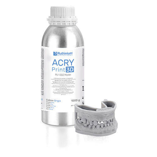 Material dental de resina - ACRY RU-002  - Ruthinium Group - para impresión en 3D / de modelización / fotopolimerizable