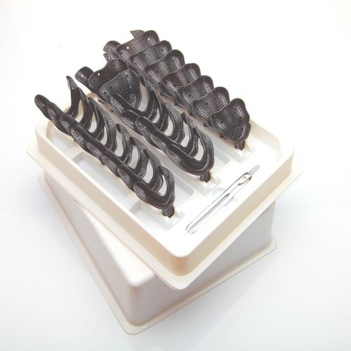 Molde dental dentadura parcial - TD0300 - DENTAL MARKET s.r.l.   - perforado