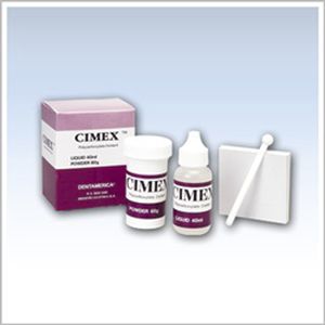 Adhesivo dental para puente dental - CIMEX - DENTAMERICA, Inc.   - para corona / de brackets