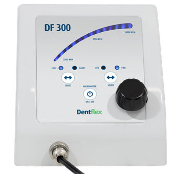 Unidad de control para micromotor de laboratorio dental - DF 300 - Dentflex - eléctrica / de mesa / set completo