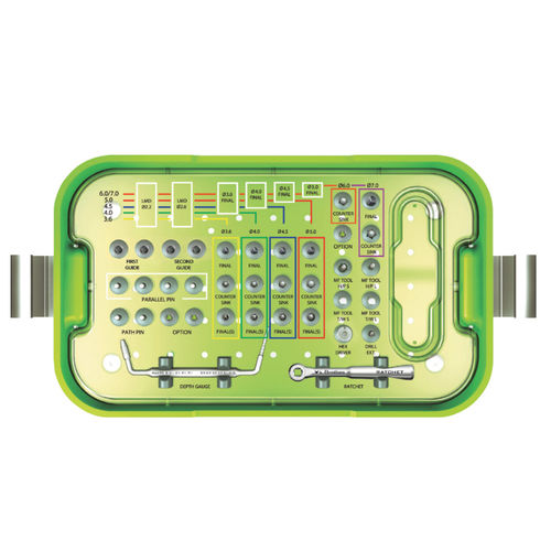 Kit de instrumentos para implantología dental - UXIF - Dentium