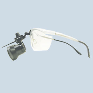 Lupa quirúrgica con montura de gafas - iZoom Variable - DentLight - con sistema abatible