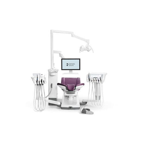 Unidad dental con sillón - Axano - DENTSPLY MAILLEFER - ambidiestros / modular / con monitor