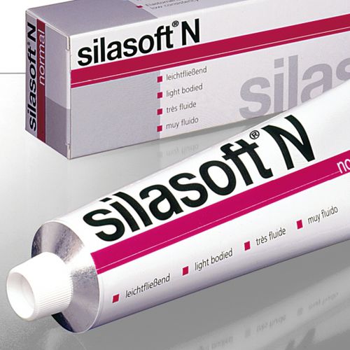 Material dental de silicona - silasoft® Normal - DETAX GmbH & Co. KG   - para moldes para impresiones dentales / opaco