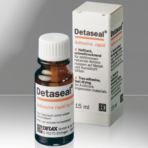 Adhesivo dental para moldes para impresiones dentales - Detaseal® - DETAX GmbH & Co. KG   - líquido