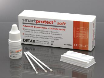Material dental de fluoruro - smartprotect® soft - DETAX GmbH & Co. KG   - para restauración dental