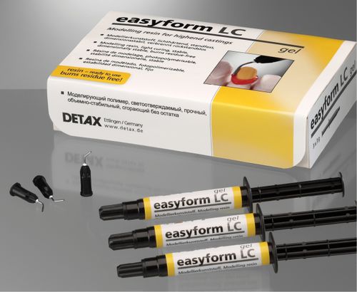 Material dental de resina - easyform LC - DETAX GmbH & Co. KG   - de fundición / de modelización / de gel