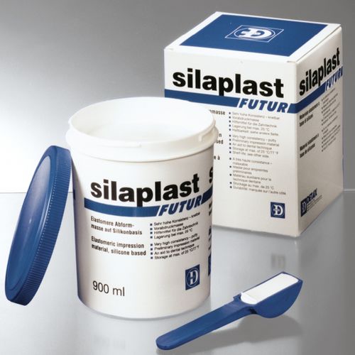 Material dental de silicona - silaplast Futur - DETAX GmbH & Co. KG   - para moldes para impresiones dentales / blanco
