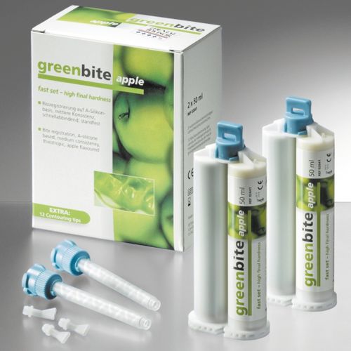 Material dental de silicona - greenbite apple - DETAX GmbH & Co. KG   - para moldes para impresiones dentales