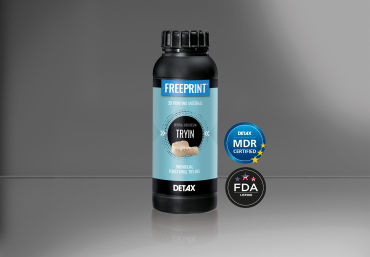 Material dental de resina - FREEPRINT® TRYIN - DETAX GmbH & Co. KG   - para restauración dental / para impresión en 3D / fotopolimerizable