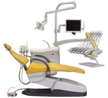 Unidad dental con reposacabezas flexible - CARE 22U - Eurocompress - compacta / con monitor / con sistema de higiene